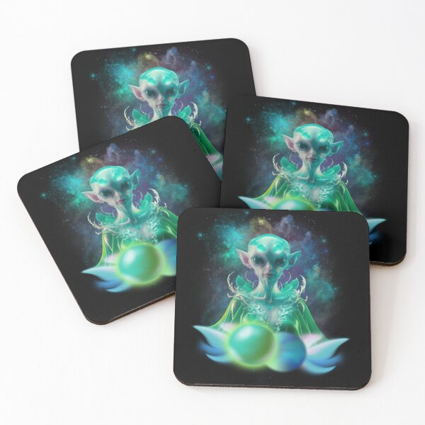 Item preview, Girl with green balls in abstract colors designed and sold by MargoMalej.