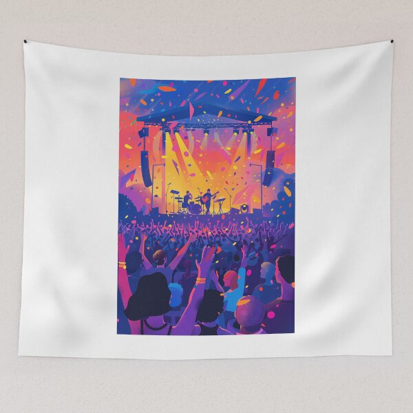 Item preview, Music Madness: The World of Festivals designed and sold by MidArtForge.
