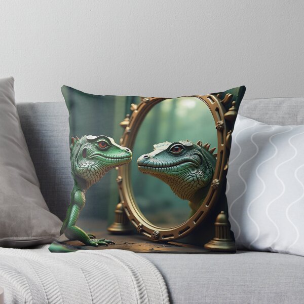 Item preview, Lizard and Crocodile Mirror Encounter designed and sold by koreatvtea.
