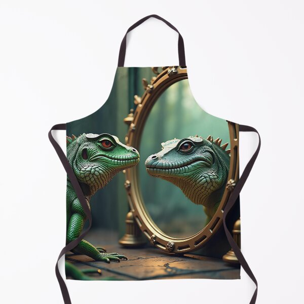 Item preview, Lizard and Crocodile Mirror Encounter designed and sold by koreatvtea.