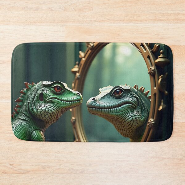 Item preview, Lizard and Crocodile Mirror Encounter designed and sold by koreatvtea.
