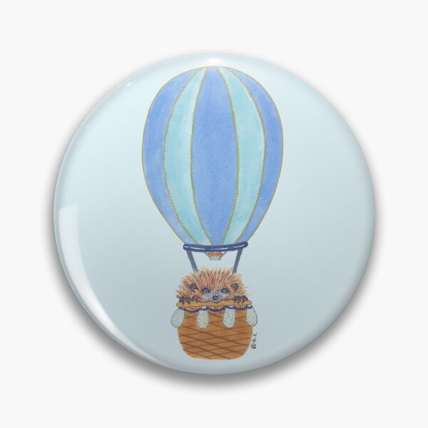 Item preview, HEDGEHOG HOT AIR BALLOON designed and sold by BeritValk.