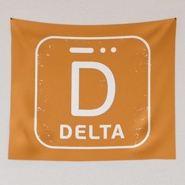 Item preview, NATO phonetic alphabet - Letter D + Morse Code designed and sold by studio838.