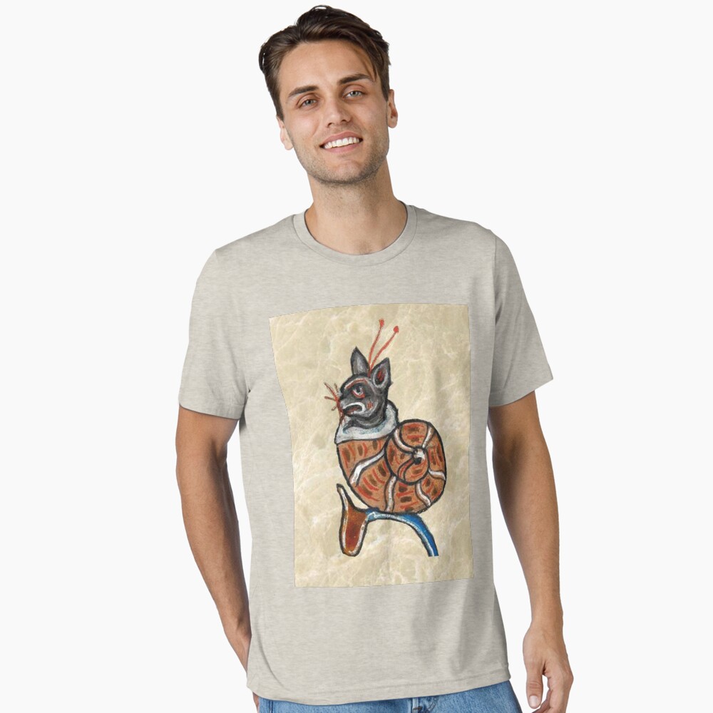 Vista previa del artículo con la obra «Camiseta esencial», diseñado y vendido por VintageManiac.