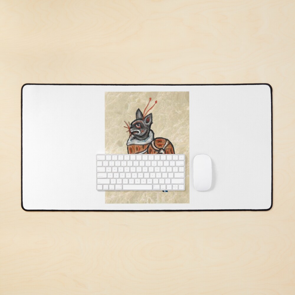 Vista previa del artículo con la obra «Alfombrilla de escritorio», diseñado y vendido por VintageManiac.