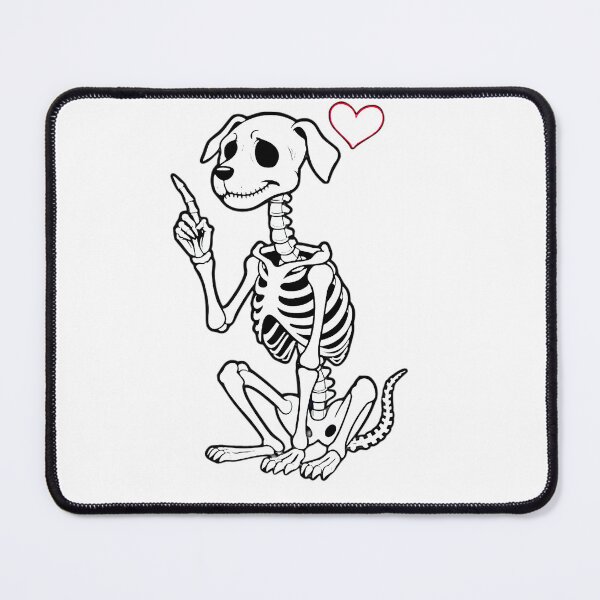 Item preview, Skeleton Dog Pup With a Heart designed and sold by Moad Fahim.