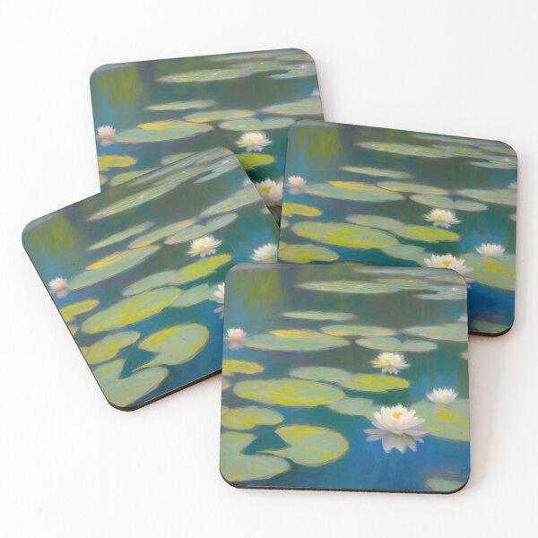 Item preview, Serenity in Bloom: Pond with Lily Pads designed and sold by ZipperDragon88.