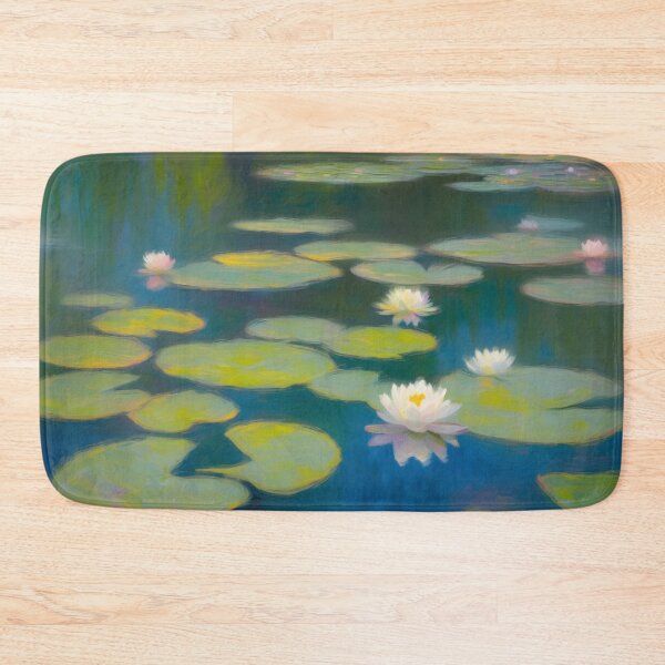 Item preview, Serenity in Bloom: Pond with Lily Pads designed and sold by ZipperDragon88.
