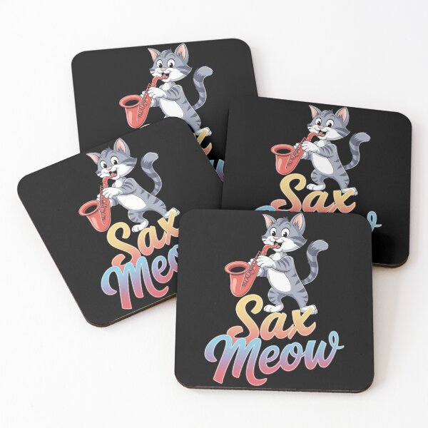 Item preview, Sax meow - Meowsician - Jazz cat designed and sold by JansenGS.
