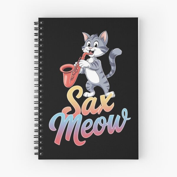 Item preview, Sax meow - Meowsician - Jazz cat designed and sold by JansenGS.