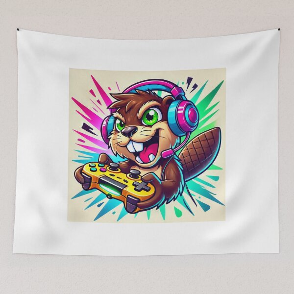 Item preview, Beaver Brawl: Game Mode On.  designed and sold by Davideus.