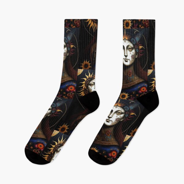 Artikelvorschau, Abstrakte Sonnenblumenkunst entworfen und verkauft von TheDarkWardrobe.