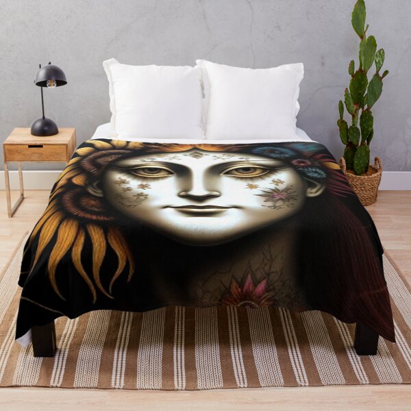 Artikelvorschau, Abstrakte Sonnenblumenkunst entworfen und verkauft von TheDarkWardrobe.