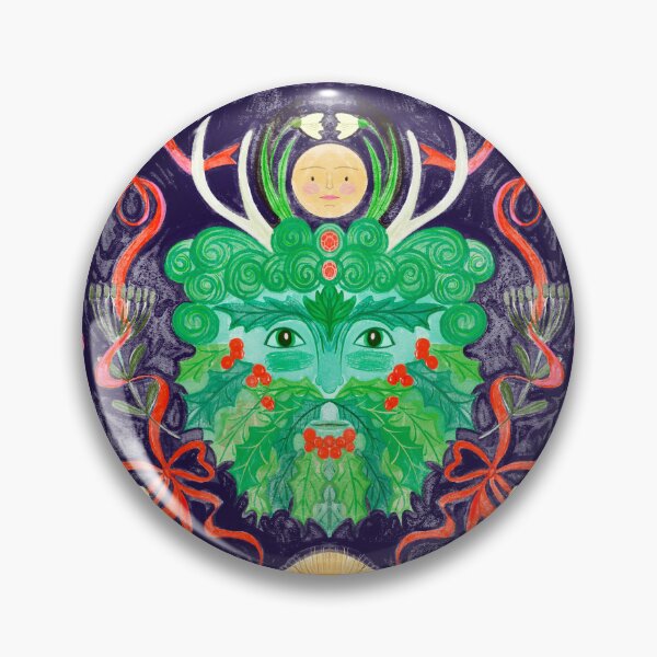 Item preview, “The Holly King” | Mystical Folklore Art Print Illustration Print by Jemma Jamie Skidmore designed and sold by Jemma Jamie Skidmore.