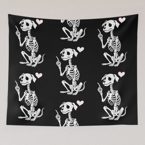 Item preview, Skeleton Dog  Pup With a Heart designed and sold by Moad Fahim.
