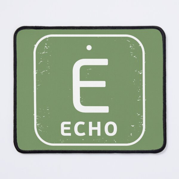 Item preview, NATO phonetic alphabet - Letter E + Morse Code designed and sold by studio838.
