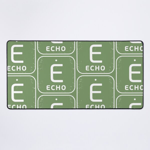 Item preview, NATO phonetic alphabet - Letter E + Morse Code designed and sold by studio838.