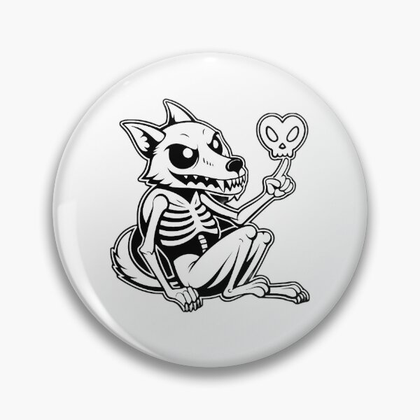 Item preview,  Skeleton Dog  With a Heart designed and sold by Moad Fahim.