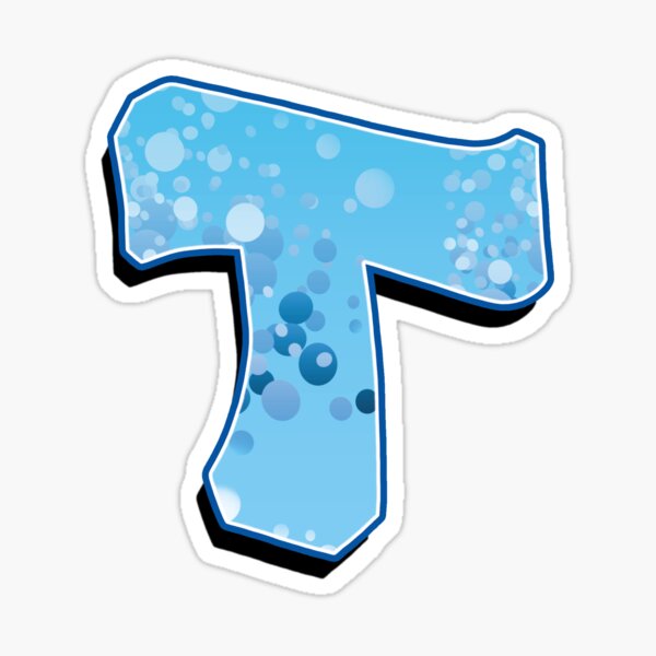 T - bubbles Sticker