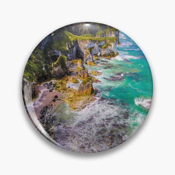 Item preview, MajesticCliffs and Turquoise Sea, North Coast of Northern Ireland designed and sold by KMNscapes – Ireland Prints & Beyond.