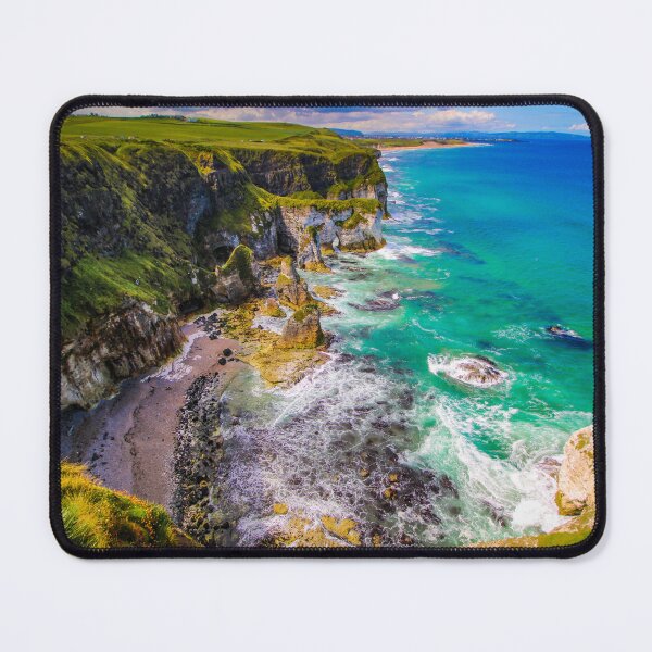 Item preview, MajesticCliffs and Turquoise Sea, North Coast of Northern Ireland designed and sold by KMNscapes – Ireland Prints & Beyond.