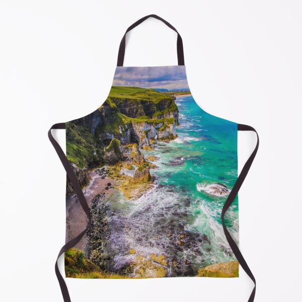 Item preview, MajesticCliffs and Turquoise Sea, North Coast of Northern Ireland designed and sold by KMNscapes – Ireland Prints & Beyond.