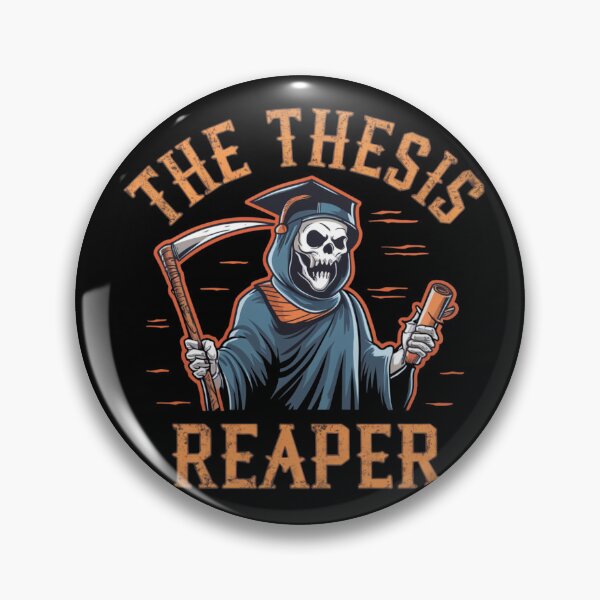 Item preview, The thesis reaper, funny PhD and Halloween designed and sold by NoetherSym.