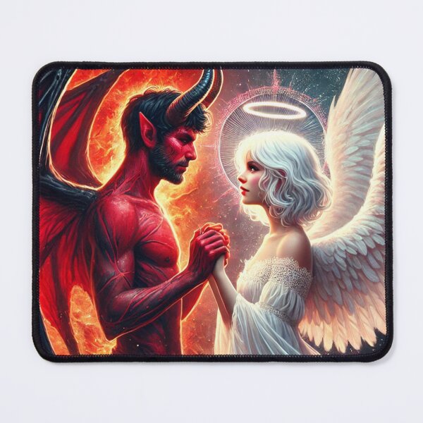 Item preview, Devil and Angel in Love designed and sold by PrintMeOnYou.