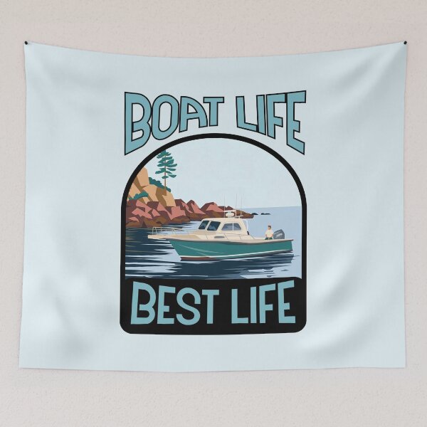 Item preview, Boat Life Best Life designed and sold by Guess4best.