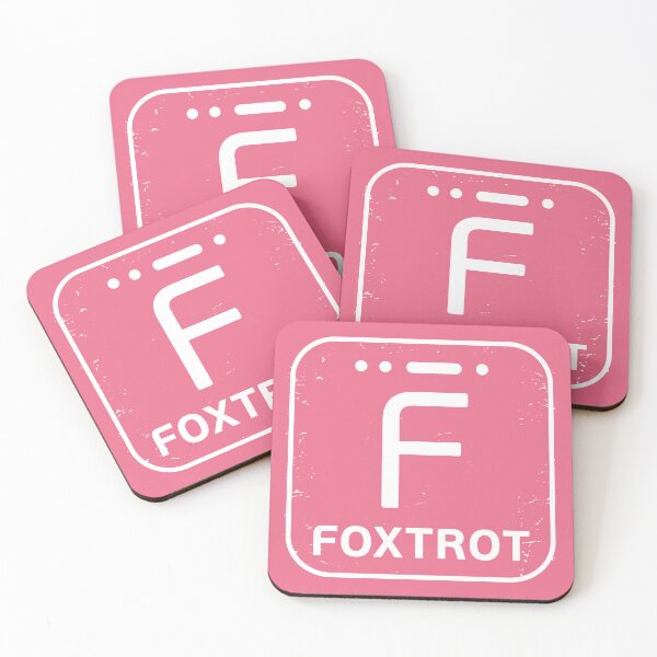 Item preview, NATO phonetic alpabet - Letter F + Morse Code designed and sold by studio838.