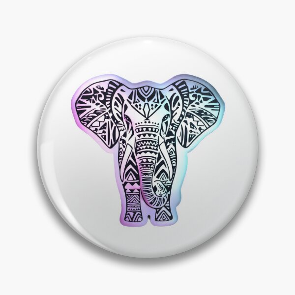 Item preview, Elephant with tribal motifs  designed and sold by Ex3l3nd.