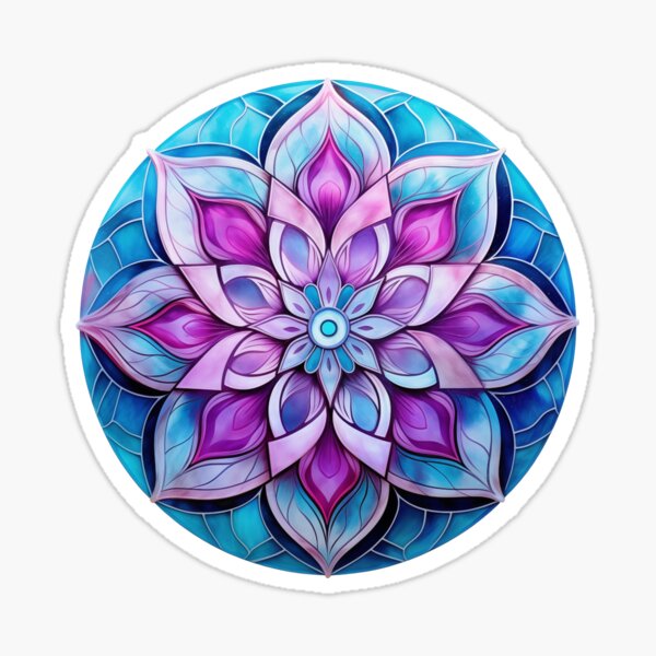 Paintbrush mandala Sticker