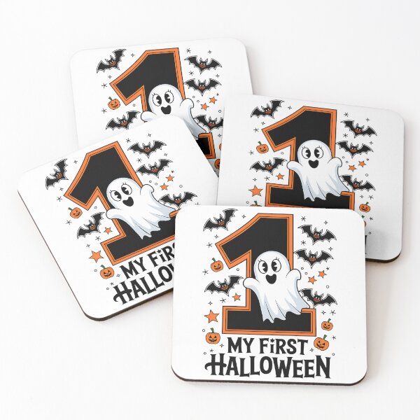 Item preview, Baby’s First Halloween Milestone Cute Pumpkin, Ghosts, and Bats Design for 1st Halloween Celebration designed and sold by AnasLN.