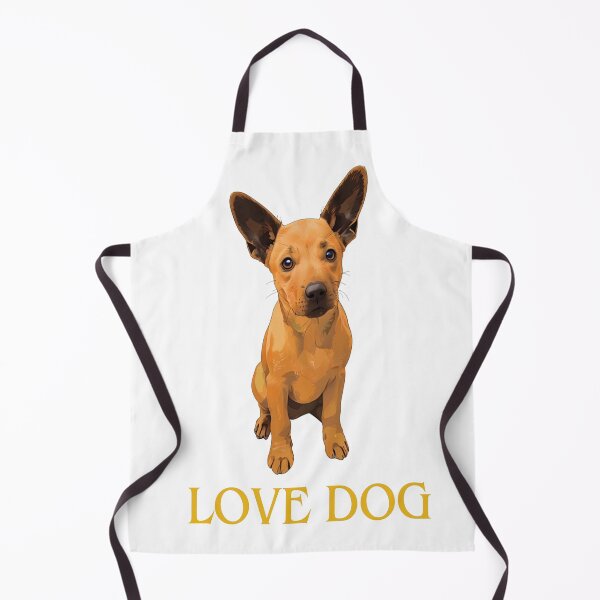 Item preview, Cute Puppy Illustration with "Love Dog" designed and sold by geartes.