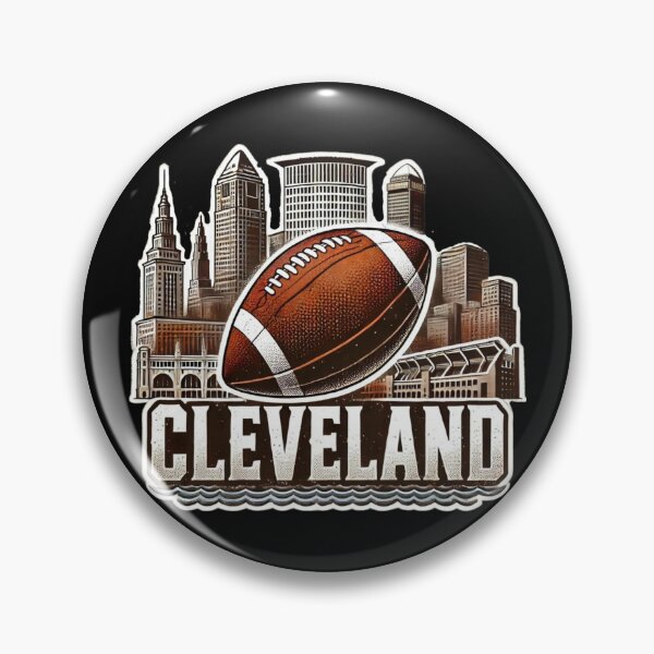 Item preview, Cleveland Browns Skyline designed and sold by pixelpulsenyc.