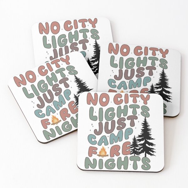 Item preview, No City Lights Just Camp Fire Nights designed and sold by khallidaart.