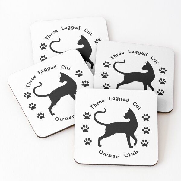 Item preview, Three Legged Cat Owner Club designed and sold by MoonMonkeyNbear.