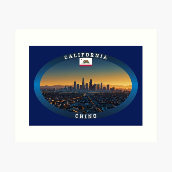 Vista previa del artículo con la obra «Viajes a Chino, California», diseñado y vendido por Thistle-TShop.