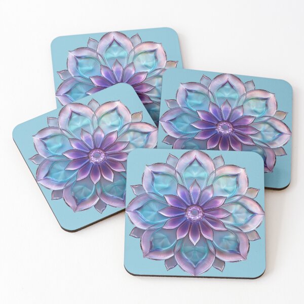 Item preview, glass mandala designed and sold by KreaKat.