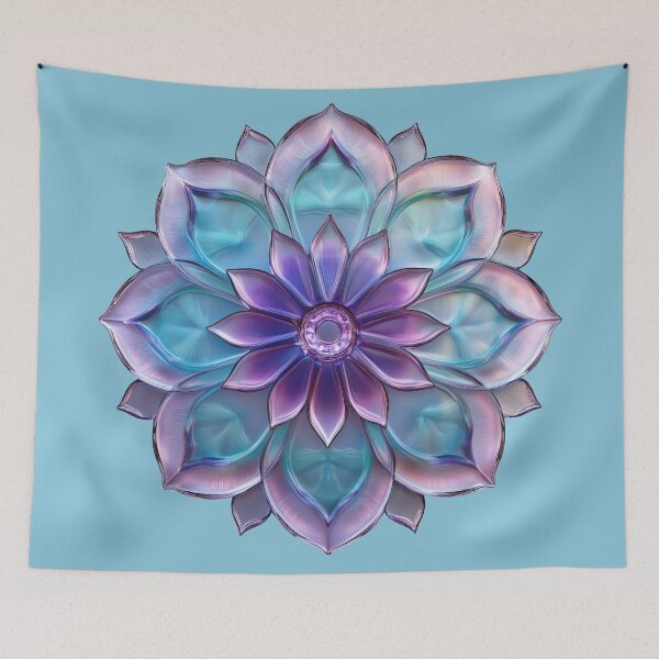 Item preview, glass mandala designed and sold by KreaKat.
