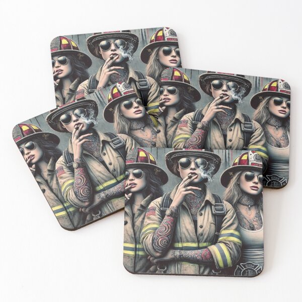 Item preview, FEMALE FIREFIGHTERS designed and sold by Occupational  Horrors.