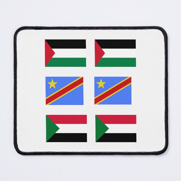 Item preview, Palestine, Sudan, Congo Flags designed and sold by sourceoflife.