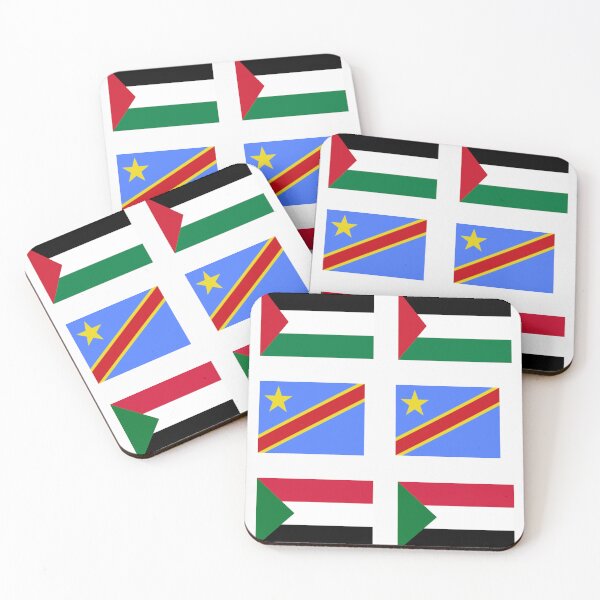 Item preview, Palestine, Sudan, Congo Flags designed and sold by sourceoflife.