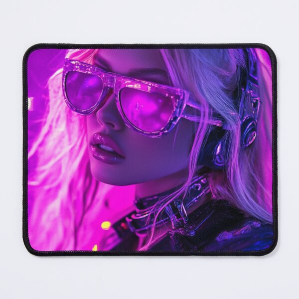 Item preview, Realistic cyber web space design girl colorful designed and sold by pinkuardesign.