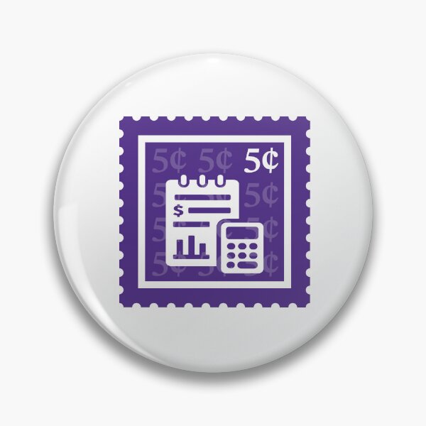 Item preview, Accounting | Purple & White Stamps | College Finance Econ Major | Financial Business Graduate School Class | CPA Accountant Job | University Degree Minor | StampHeed 003 designed and sold by StampHeed.