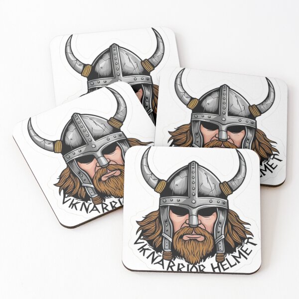 Item preview, Viking Warrior Helmet with Beard Icon designed and sold by Fly-with-my.
