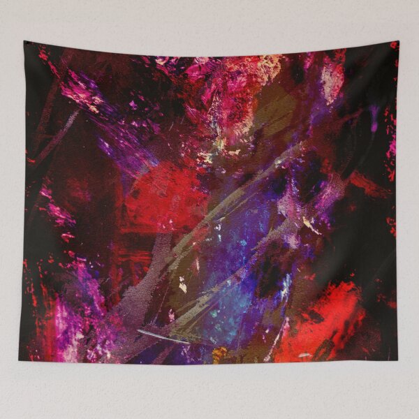 Item preview, Night sky galaxy abstraction designed and sold by NickDedidis.