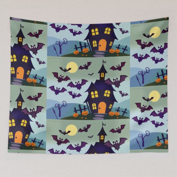 Item preview, Spooky Halloween House designed and sold by NerdscapeDC.