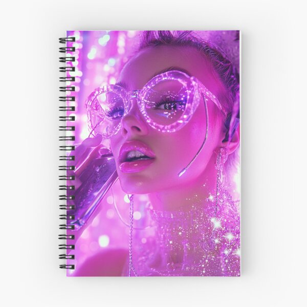 Item preview, Realistic cyber web space design girl colorful designed and sold by pinkuardesign.