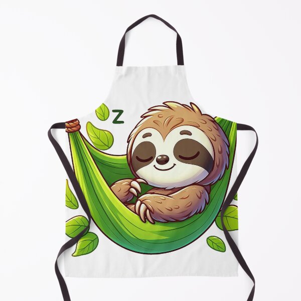 Item preview, Dreamy Sloth in Leafy Hammock designed and sold by istoriadesign.